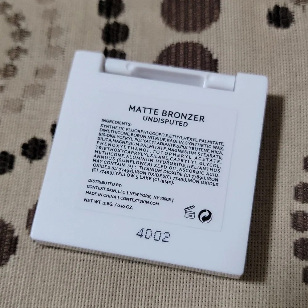 Context Matte Bronzer in Undisputed 0.10 oz